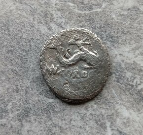 Rímska antická minca denarius Republika - Rufus 46 p.n.l. - 5