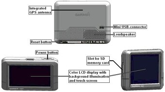 Navigácia GPS GARMIN NUVI 200 s mapou pre rok 2025. - 5