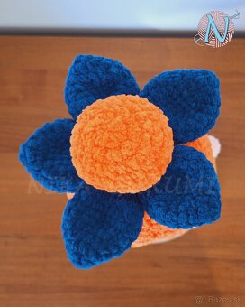Háčkovaná figúrka - Lily, kvetinové dievčatko - 5