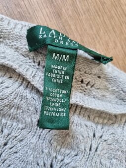 sivé pletené šaty Ralph Lauren veľ. 38 - 5