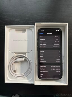 Predám iPhone 15, rok a pol používaný, top stav + 6 obalov - 5