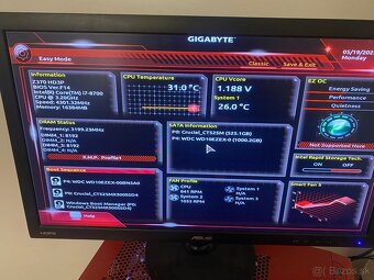 Predam starši Herny PC I7 8700,GTX 1060 6GB,16GB RAM - 5