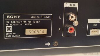 Tuner,rádio Sony sts 170---Nováky--- - 5
