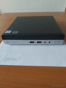 Predám PC mini HP ProDesk 400 G4 Desktop Mini PC - 5