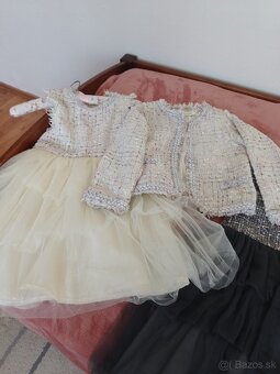 Dievčenské šaty s kabatikom c 15 - 5