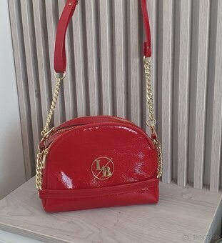 Nová červená LB kabelka - 5
