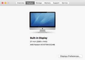 Apple iMac 27" i5, 16GB RAM, 500GB SSD - 5