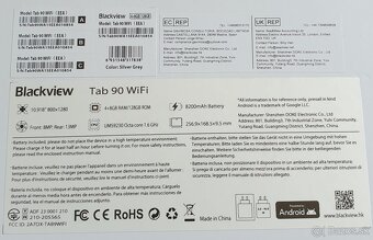 Tablet Blackview Tab 90 – 8 GB / 128 GB – Android 14 - 5