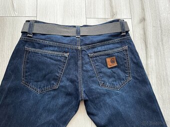 Pánske džínsy CARHARTT + opasok E.STRAUSS - 32/32 - 5