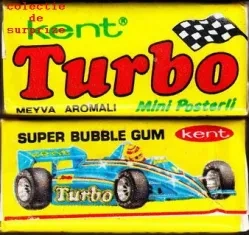 Obrázky áut zo žuvačiek Kent Turbo - 5