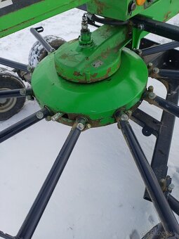 Zhrňovač sena, hrabačka, riadkovač sena, dvojrotor, deutz - 5