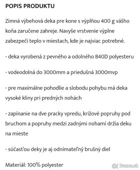 deky pre koňa 155cm - 5