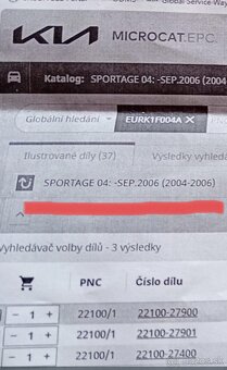 Hlava valcov Kia Sportage 2004-06 - 5