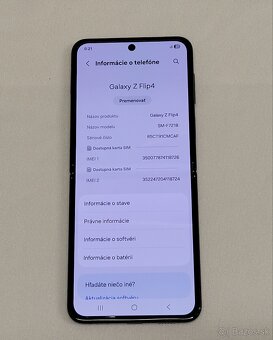 Samsung Galaxy Z Flip 4 Čierny - 5