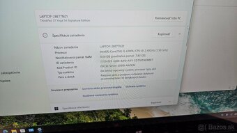 Lenovo Thinkpad X1 Yoga - dotykový + pero origo v notebooku - 5