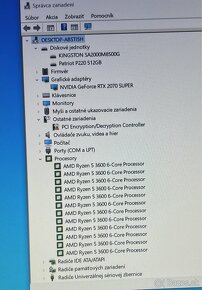 HERNÝ PC- RTX 2070 SUPER, Ryzen 5 3600, 1tb SSD, 16gb ram - 5
