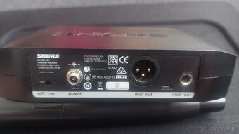 Predám bezdrôtový mikrofon Shure Beta 58A/GLXD4 - 5