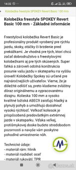 Freestyle kolobezka Spokey - 5