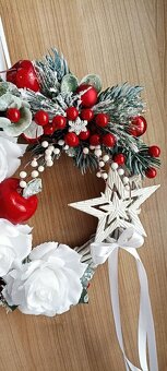 Krásny Vianočný veniec priemer 30cm - nový - 5