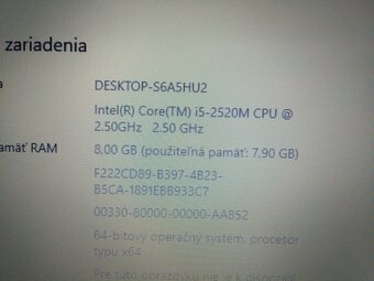 predám Dell Latitude E5420 ,Intel® Core™i5 ,8gb ram , ssd - 5