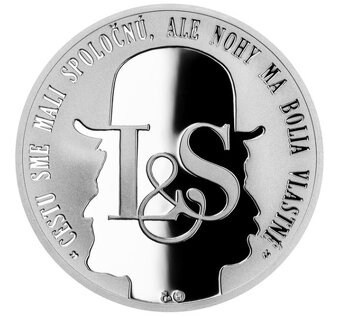 Strieborná uncová medaila L&S Július Satinský proof - 5