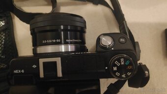 SONY NEX-6 + 3 objektívy a príslušenstvo - 5