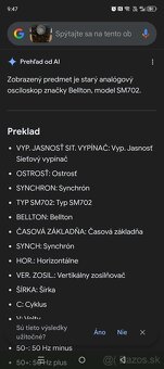 Osciloskop Bellton SM702 - 5