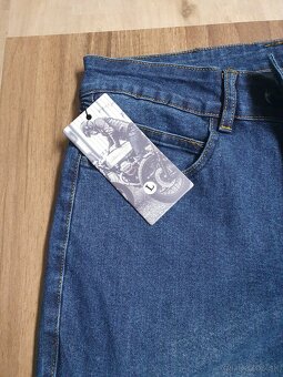 Moto nohavice jeansy - 5