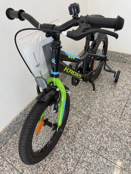 Kross Racer 3.0, 16“, detský bicykel, Black lime blue glossy - 5