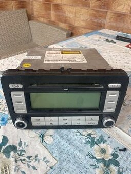 original vw autoradio RCD500 mp3 so zabudovanym CD menicom - 5