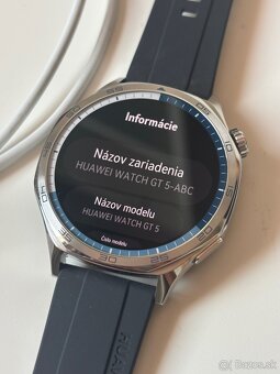Huawei watch GT 5 46mm, čierno-strieborné - 5