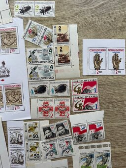 Známky ČSSR aršíky bloky páry c.12 - 5