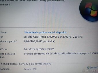 Lenovo Thinkpad T450 + Intel core i5 + 8gb ram + Windows 7 - 5