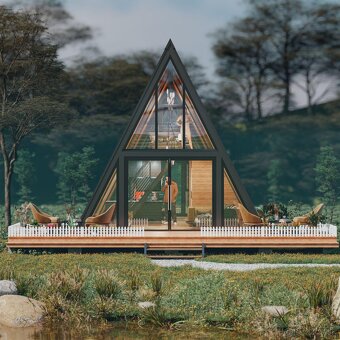 A - FRAME dům z ocelové konstrukce - 5