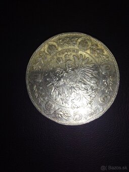 Rakúsko Uhorsko - František Jozef I. 5 Koruna Korún 1909 KB - 5