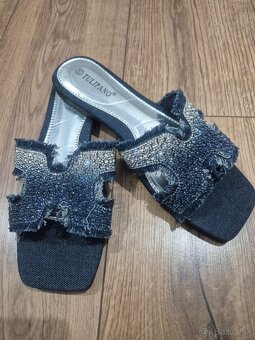 Nove Hermes style sandalky na leto 36,38,40 - 5