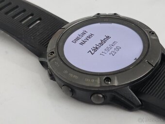 Garmin 6X Sapphire, výborný stav, hodinky + nabijací kábel - 5