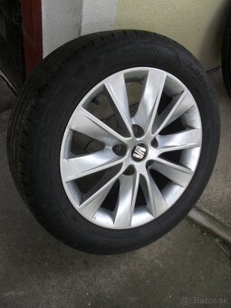Pneu 205/55R16 letné  + disk 5x112, ET46 VW Group - 5
