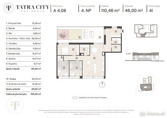 Strešný 4-izbový byt s veľkou terasou - 5