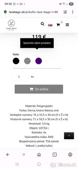 Cestovny kufor LARA BAGS - 5