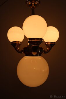 Starožitný mosadzný luster. - 5