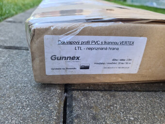 Odkvapový profil PVC Vertex Gunnex 2,5 m – 18 ks (45 m) - 5