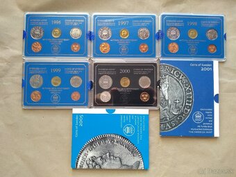 Švédske a Nórske sady mincí - 5