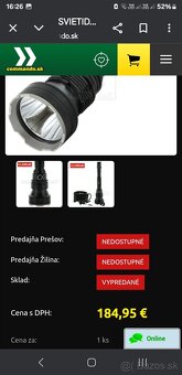 Výkonná baterka klarus xt 30r.1800lm. - 5
