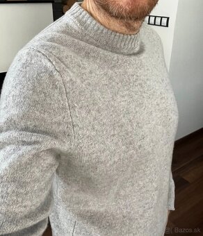 Pánsky sveter Massimo Dutti Wool Cashmere - 5