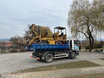 Odvoz odpadu, kontajnery, hydraulická ruka - 5