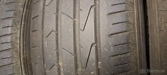 Predám 4ks jazdené letné 195/65r15-91H Hankook - 5