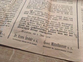 plagát Vojenská diktatúra na Slovensku 1919 - 5