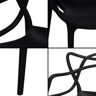 Predám Jedálenské stoličky čierne - 5