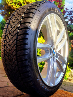 alu R18 5x112, senzory, zimné pneu 225/45, NOVÉ, BMW 3 - 5